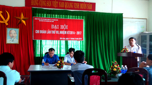 Đại Hội Đoàn Thanh Niên Chi Nhánh Bắc Kạn Lần VII Nhiệm Kỳ 2014 – 2017