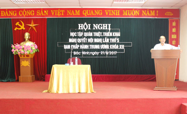 Hội nghị học tập, quán triệt, triển khai Nghị quyết Hội nghị lần thứ năm BCH Trung ương khóa XII