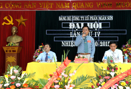 Đại hội Đảng bộ Công ty Cổ phần Ngân Sơn lần thứ IV, nhiệm kỳ 2010-2015