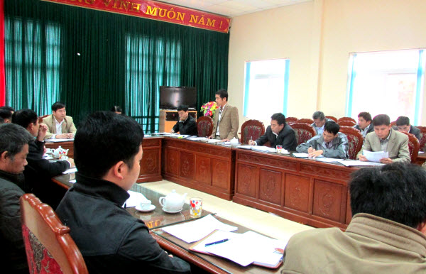 Hội nghị triển khai phương án sản xuất vụ Đông Xuân năm 2014-2015